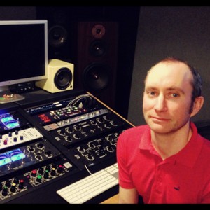 Mastering Engineer Nate Wood at his NY Kerseboom Mastering Studio